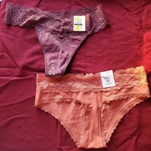 ❤Thong + Cheeky panties